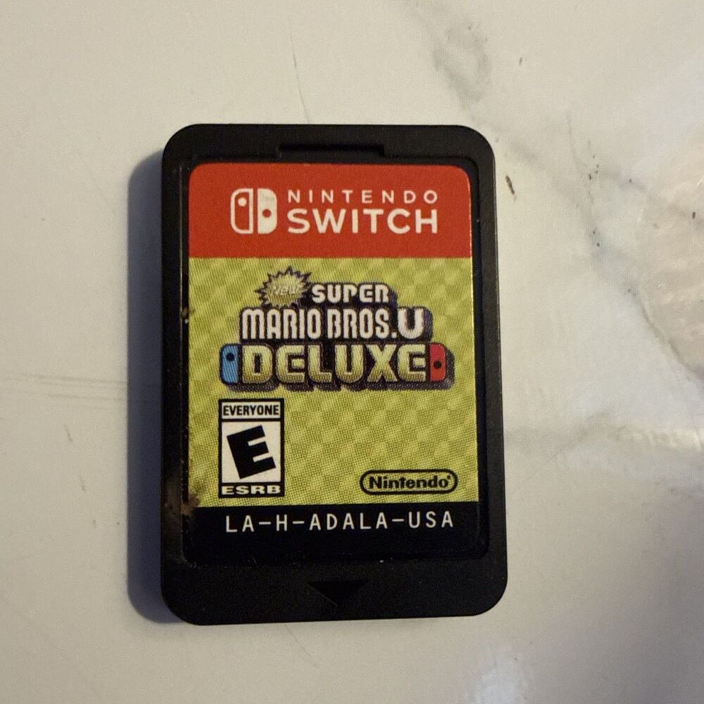 New Super Mario Bros. U Deluxe Nintendo Switch Game Cartridge Only Sandalfoot